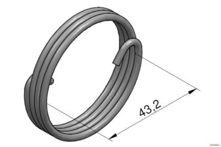 Mola de Centralização Torque Baixo (ø Arame 2,50mm) - Char-lynn / Eaton Série 20 (47mm) Imagem Mola de Centralização Torque Baixo (ø Arame 2,50mm) - Char-lynn / Eaton Série 20 (47mm)