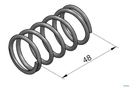 Mola de Centragem - Bondioli & Pavesi ML / DNC65 Imagem Mola de Centragem - Bondioli & Pavesi ML / DNC65