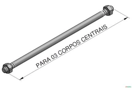 Tirante Para 03 Corpos Centrais - Bondioli & Pavesi DNC65 Imagem Tirante Para 03 Corpos Centrais - Bondioli & Pavesi DNC65