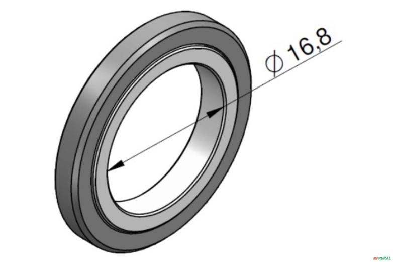 Vedação do Parafuso Banjo (Valvula de Retenção do Cilindro) - Palfinger ED620 Imagem Vedação do Parafuso Banjo (Valvula de Retenção do Cilindro) - Palfinger ED620