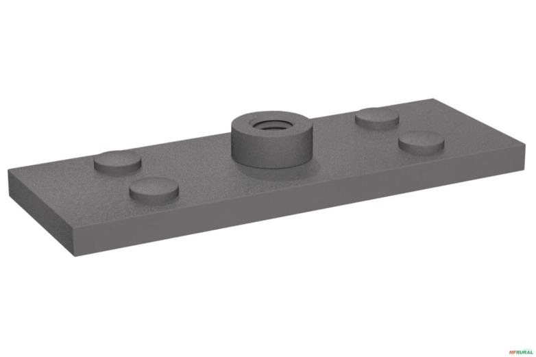 Base Para Solda Para Corpo de Abracadeira Dupla Com Rosca MM - Stauff SP-5D-M-W2 Imagem Base Para Solda Para Corpo de Abracadeira Dupla Com Rosca MM - Stauff SP-5D-M-W2