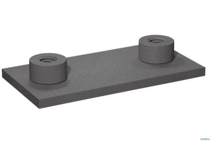 Base para Solda para Corpo de Abracadeira Simples Com Rosca MM - Stauff SP-5-M-W2 Imagem Base para Solda para Corpo de Abracadeira Simples Com Rosca MM - Stauff SP-5-M-W2