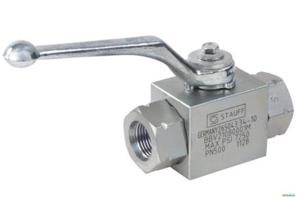 Valvula de Esfera 2/2 Tipo Bloco para Alta Pressão 1/2-14 NPT - Stauff BBV-2-N08-0001-M Imagem Valvula de Esfera 2/2 Tipo Bloco para Alta Pressão 1/2-14 NPT - Stauff BBV-2-N08-0001-M