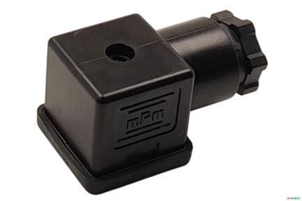 Conector Din 43650-A (Femea) Sem Led Imagem Conector Din 43650-A (Femea) Sem Led