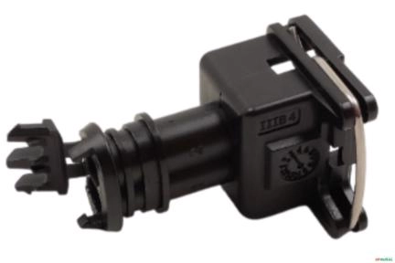 Conector Amp Junior Timer 2 Pin (femea) Imagem Conector Amp Junior Timer 2 Pin (femea)