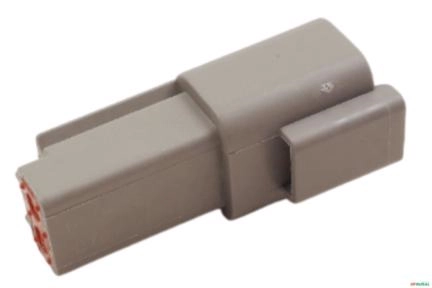Conector Deutsch Dt04-2p (femea) Imagem Conector Deutsch Dt04-2p (femea)