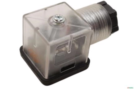 Conector Din 43650-A (femea) Com Led 110/220v Imagem Conector Din 43650-A (femea) Com Led 110/220v