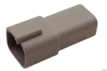 Conector Deutsch DT04-4P (femea) Imagem Conector Deutsch DT04-4P (femea)