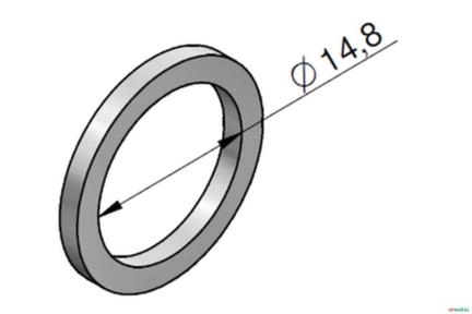 Arruela de Vedacao da Valvula de Alivio Primaria (harmon) - Rexroth (todos) Imagem Arruela de Vedacao da Valvula de Alivio Primaria (harmon) - Rexroth (todos)