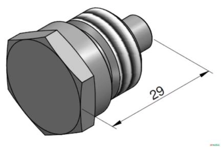 Tampao para Valvula de Retencao Pilotada - Racine Ml15 Imagem Tampao para Valvula de Retencao Pilotada - Racine Ml15