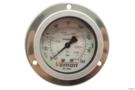 Manometro Horizontal (axial - Painel) D63 0-160 Bar 1/4 NPT (com Flange) Imagem Manometro Horizontal (axial - Painel) D63 0-160 Bar 1/4 NPT (com Flange)