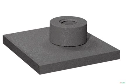 Base para Solda para Corpo de Abracadeira Simples Com Rosca Mm ? Stauff SP-1-M-W2 Imagem Base para Solda para Corpo de Abracadeira Simples Com Rosca Mm ? Stauff SP-1-M-W2