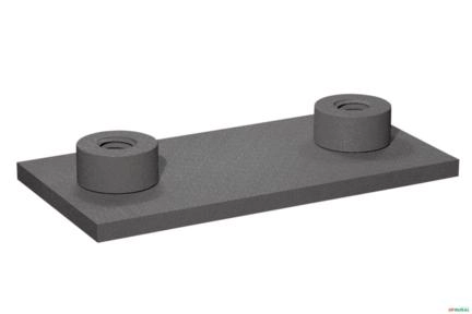 Base para Solda para Corpo de Abracadeira Simples Pesada Com Rosca Mm ? Stauff SPAL-3S-M-W2 Imagem Base para Solda para Corpo de Abracadeira Simples Pesada Com Rosca Mm ? Stauff SPAL-3S-M-W2