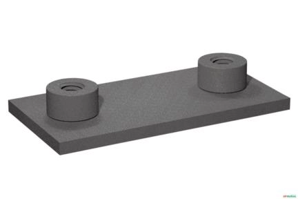 Base para Solda para Corpo de Abracadeira Simples Pesada Com Rosca Mm ? Stauff SPAL-4S-M-W2 Imagem Base para Solda para Corpo de Abracadeira Simples Pesada Com Rosca Mm ? Stauff SPAL-4S-M-W2
