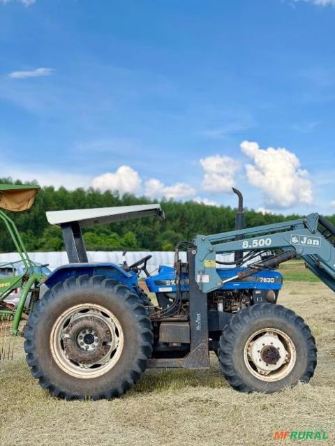 Trator New Holland 7630 S100 Imagem Trator New Holland 7630 S100