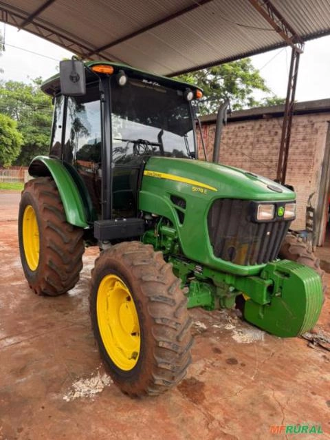 Trator John Deere 5078e Ano 2018 Imagem Trator John Deere 5078e Ano 2018