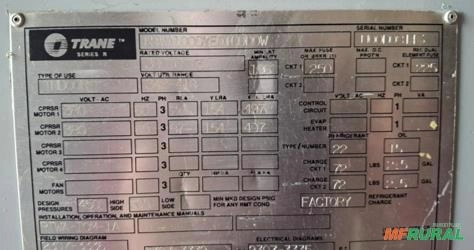 Imagem Refrigerador Chiller Industrial Trane 100TR 380V Imagem Refrigerador Chiller Industrial Trane 100TR 380V