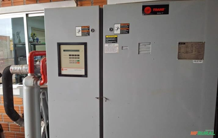 Refrigerador Chiller Industrial Trane 100TR 380V Imagem Refrigerador Chiller Industrial Trane 100TR 380V