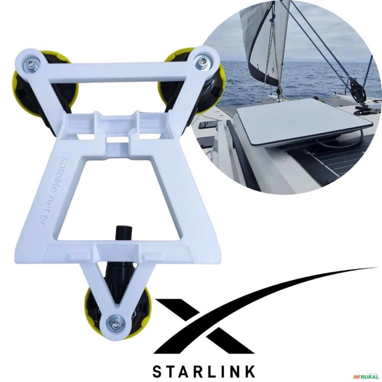 Suporte Ventosa Bomba de Vácuo Starlink Geração 3 P Barcos E Veleiros Imagem Suporte Ventosa Bomba de Vácuo Starlink Geração 3 P Barcos E Veleiros