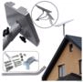 Suporte Articulado em Aço para Antena Starlink Geração 3 - Cor: Cinza Imagem Suporte Articulado em Aço para Antena Starlink Geração 3 - Cor: Cinza