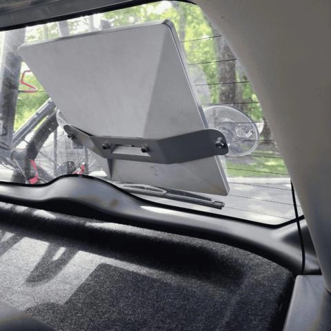 Imagem Starlink Mini Suporte Veicular Interno de Ventosa Fixação Para-brisa, Vidro Traseiro ou Teto Solar -  Cor: Preto Imagem Starlink Mini Suporte Veicular Interno de Ventosa Fixação Para-brisa, Vidro Traseiro ou Teto Solar -  Cor: Preto