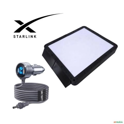 Starlink Mini Case Veicular Imã + Cabo Alimentação 3M Carro - Cor: Preto Imagem Starlink Mini Case Veicular Imã + Cabo Alimentação 3M Carro - Cor: Preto