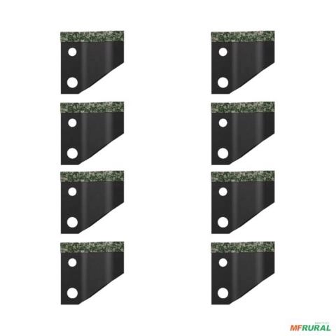 Jogo c/ 08 Raspador da Plataforma Kemper Disco Pequeno LADO DIREITO Revestida AGRICORTE (11.109.052) Imagem Jogo c/ 08 Raspador da Plataforma Kemper Disco Pequeno LADO DIREITO Revestida AGRICORTE (11.109.052)