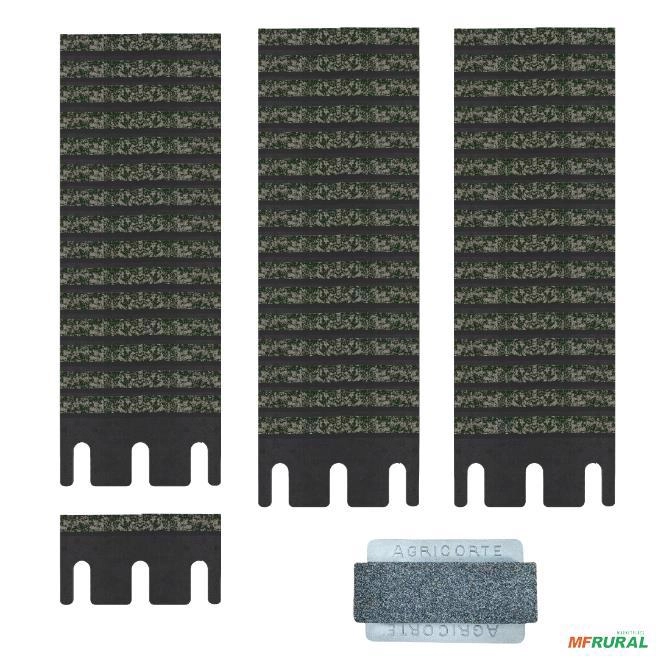 Jogo com 48 Facas Para Capim (10.105.001) da Forrageira John Deere + Rebolo (10.105.003) (AGRICORTE) Imagem Jogo com 48 Facas Para Capim (10.105.001) da Forrageira John Deere + Rebolo (10.105.003) (AGRICORTE)