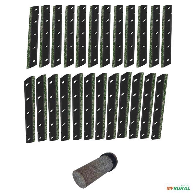 24 Facas Universal 98mm Rotor da Forrageira New Holland (10.103.042 e 043) + Rebolo  (10103.007) Imagem 24 Facas Universal 98mm Rotor da Forrageira New Holland (10.103.042 e 043) + Rebolo  (10103.007)