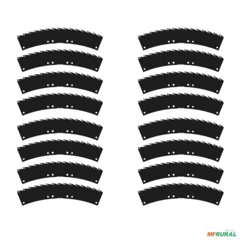 Pares de Faca Serrilhada Plataforma Kemper ,tamanho G, LD, c/ Revestimento AGRICORTE (12.109.013) Imagem Pares de Faca Serrilhada Plataforma Kemper ,tamanho G, LD, c/ Revestimento AGRICORTE (12.109.013)