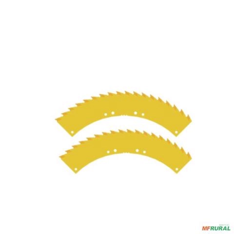 Par de Faca Serrilhada Universal Plataforma KEMPER 3mm, com revestimento, disco tamanho P, LE Imagem Par de Faca Serrilhada Universal Plataforma KEMPER 3mm, com revestimento, disco tamanho P, LE