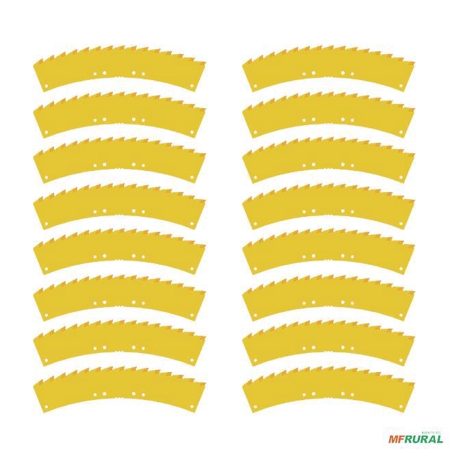 8 Pares (16 peças) de Faca Serrilhada Universal Plataforma KEMPER 3mm, Revestida, G, LE (12.109.006) Imagem 8 Pares (16 peças) de Faca Serrilhada Universal Plataforma KEMPER 3mm, Revestida, G, LE (12.109.006)