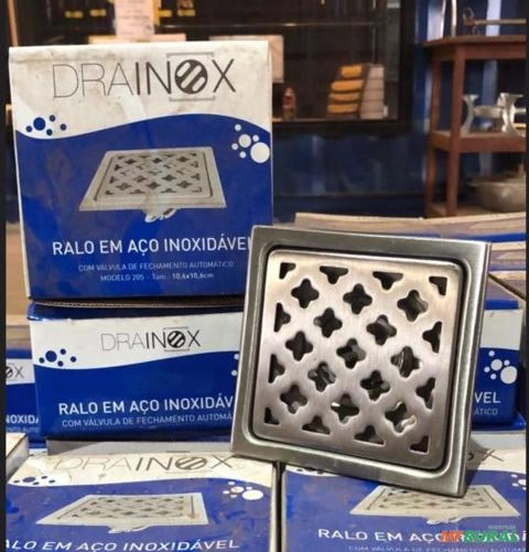 Ralo em Aço Inoxidável Drainox Imagem Ralo em Aço Inoxidável Drainox
