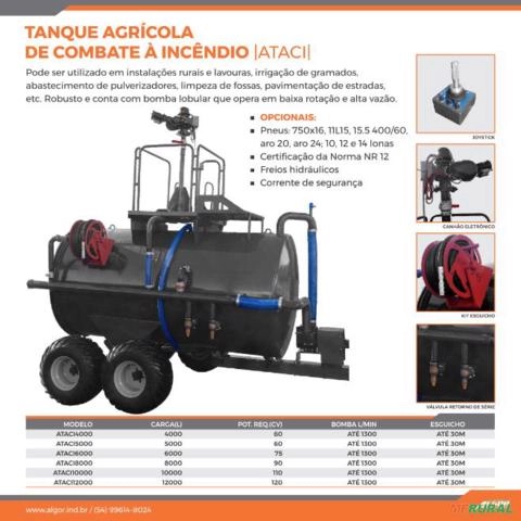 Imagem TANQUE AGRÍCOLA DE COMBATE À INCÊNDIO Imagem TANQUE AGRÍCOLA DE COMBATE À INCÊNDIO
