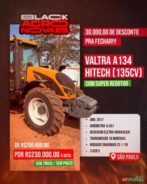 Trator Valtra A 134 Hitech Ano 2017 Imagem Trator Valtra A 134 Hitech Ano 2017