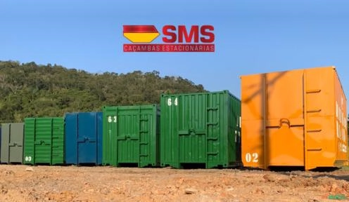 Caçamba container Roll on Roll off Imagem Caçamba container Roll on Roll off