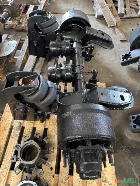 Eixo pneumático para carretas Randon 2310 mm Imagem Eixo pneumático para carretas Randon 2310 mm