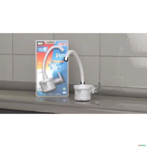 Imagem Torneira Elétrica Para Cozinha 4 Temperaturas 220v Branca Enerbras Imagem Torneira Elétrica Para Cozinha 4 Temperaturas 220v Branca Enerbras