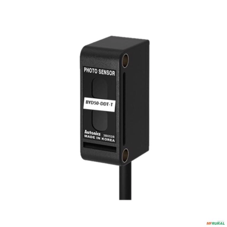 Sensor Fotoelétrico Reflexivo BYD50-DDT-T 12-24VDC Autonics Imagem Sensor Fotoelétrico Reflexivo BYD50-DDT-T 12-24VDC Autonics