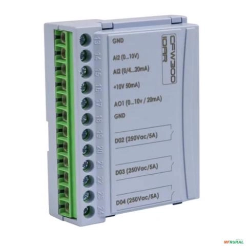 Módulo De Expansão CFW300-IOAR I/Os Para Inversor de Frequencia WEG Imagem Módulo De Expansão CFW300-IOAR I/Os Para Inversor de Frequencia WEG