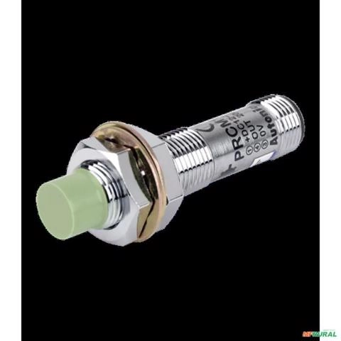Sensor De Proximidade Indutivo PRCM12-4AC M12 Autonics Imagem Sensor De Proximidade Indutivo PRCM12-4AC M12 Autonics