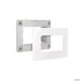 PLACA C/ SUPORTE P/ MOVEL BRANCO SLEEK MARGIRIUS 15787 Imagem PLACA C/ SUPORTE P/ MOVEL BRANCO SLEEK MARGIRIUS 15787