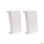 KIT 2 MODULO CEGO BRANCO SLEEK MARGIRIUS 16043 Imagem KIT 2 MODULO CEGO BRANCO SLEEK MARGIRIUS 16043