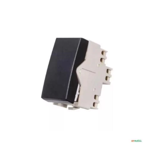 MODULO INTERRUPTOR SIMPLES EBONY CLEAN MARGIRIUS 16810 Imagem MODULO INTERRUPTOR SIMPLES EBONY CLEAN MARGIRIUS 16810