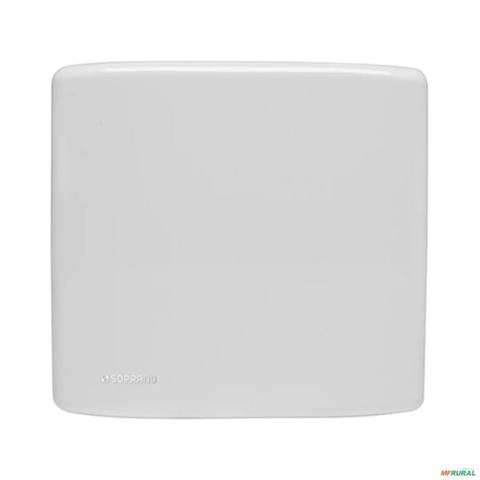 PLACA 4X4 CEGA BRANCA DUALE UP SOPRANO Imagem PLACA 4X4 CEGA BRANCA DUALE UP SOPRANO