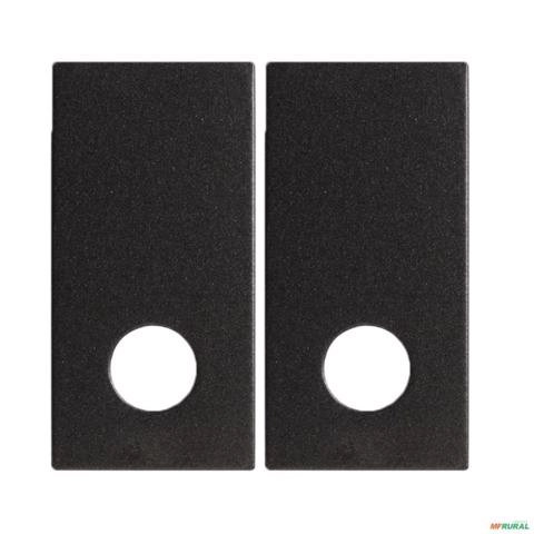 CONJUNTO 2 MODULO C/ FURO CARBONO REVITA SOPRANO Imagem CONJUNTO 2 MODULO C/ FURO CARBONO REVITA SOPRANO