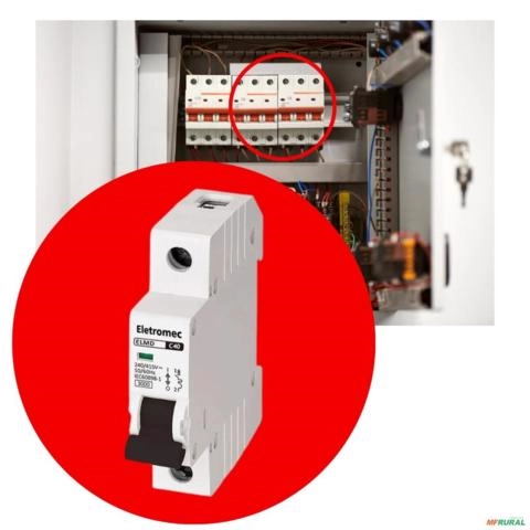 Imagem DISJUNTOR DIN UNIPOLAR MONOPOLAR EATON ELETROMEC 1P 40A ELMD-1C40 Imagem DISJUNTOR DIN UNIPOLAR MONOPOLAR EATON ELETROMEC 1P 40A ELMD-1C40