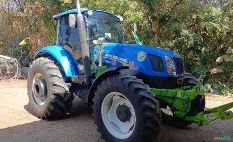 Trator New Holland T6.130 4x4 (132cv) Imagem Trator New Holland T6.130 4x4 (132cv)