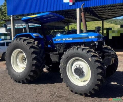 New Holland 7630 S100 4x4 (105cv) Imagem New Holland 7630 S100 4x4 (105cv)