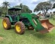 Trator John Deere 6300 4x4 (105cv) + Conjunto Frontal Imagem Trator John Deere 6300 4x4 (105cv) + Conjunto Frontal